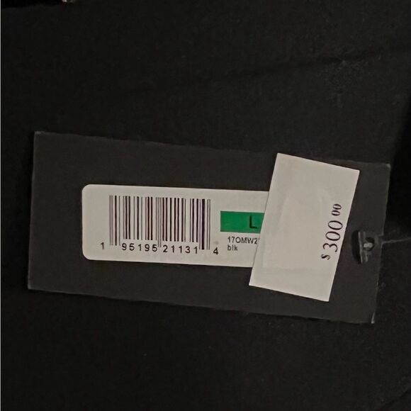 Kenneth Cole Single-Breasted Anorak Coat Black 17OMW234 Womens Large NWT - Picture 8 of 8